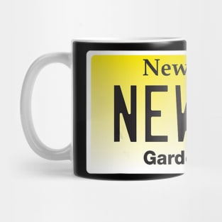 Newark New Jersey license plate t shirt gift Mug